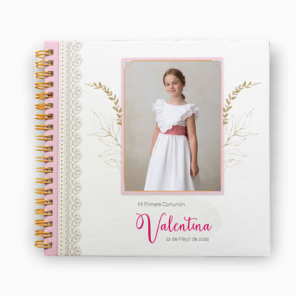 Libro de Firmas Comunión Niña