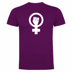 Camiseta Feminista – Símbolo de la Mujer con Puño