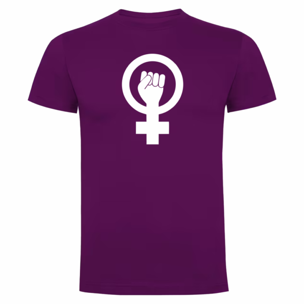 Camiseta Feminista – Símbolo de la Mujer con Puño
