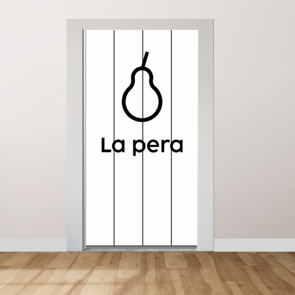 Cortinas Personalizadas en Lona PVC para Puertas de Alto Tránsito.