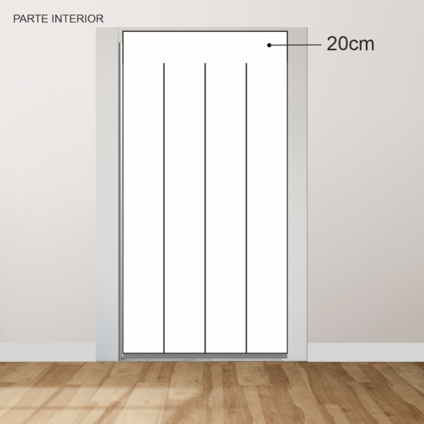Cortinas Personalizadas en Lona PVC para Puertas de Alto Tránsito. - Imagen 2