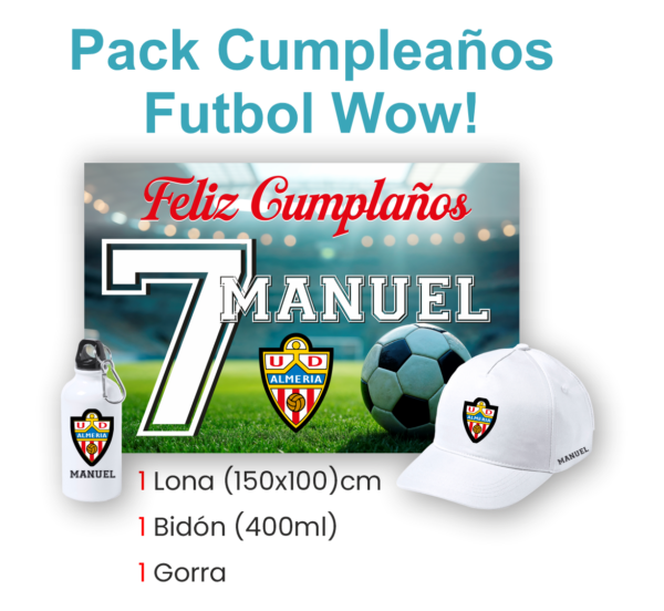 Pack de Cumpleaños Futbol - Imagen 3