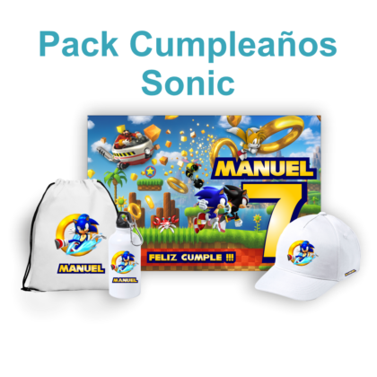 Pack Cumpleaños Sonic