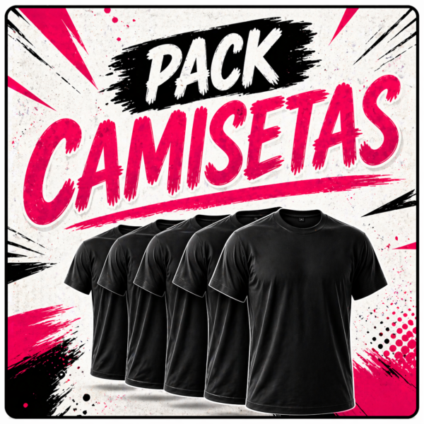 Pack camisetas personalizadas