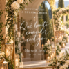 Vinilo para espejo de boda con frase personalizada