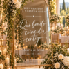 Vinilo para espejo de boda personalizado – Modelo 2
