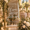 Vinilo para espejo de boda personalizado – Modelo 3