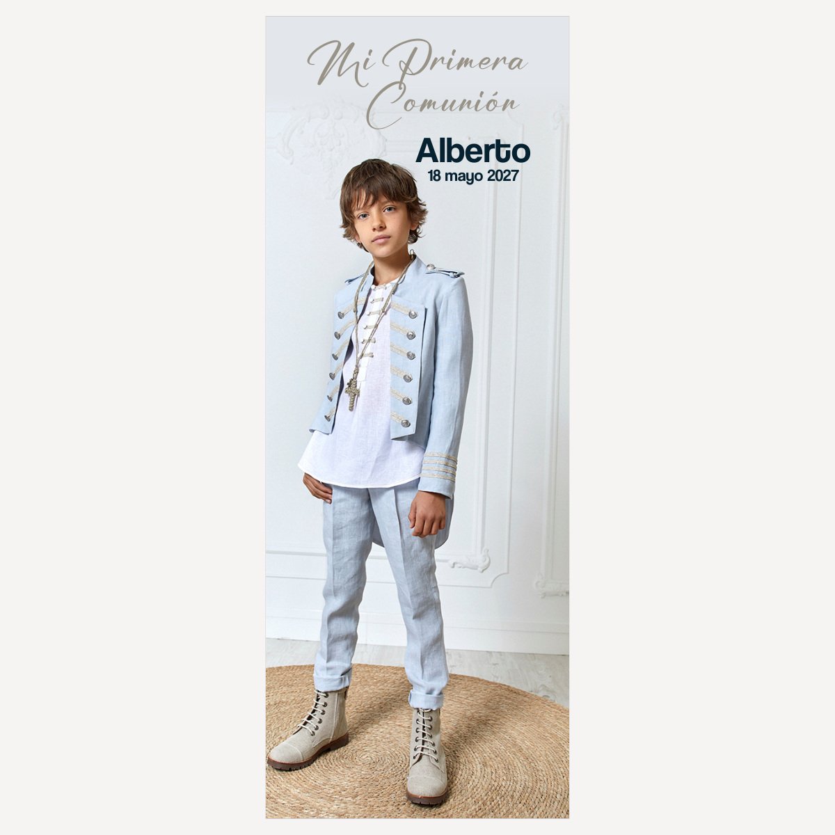 Xbanner de comunión personalizado minimalista